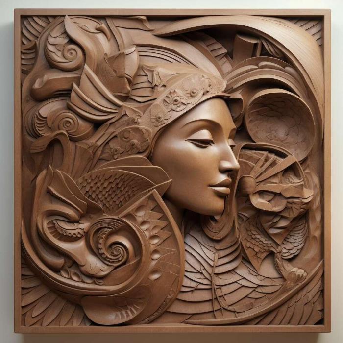 نموذج ثلاثي الأبعاد لآلة CNC 3D Art 